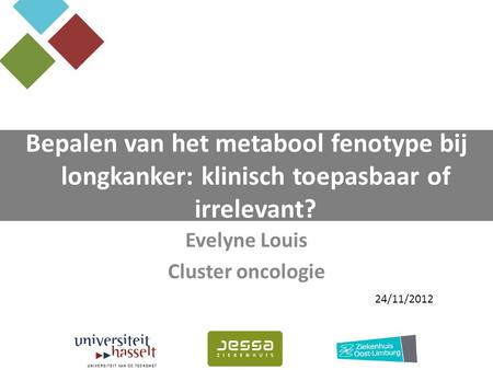 Evelyne Louis Cluster oncologie