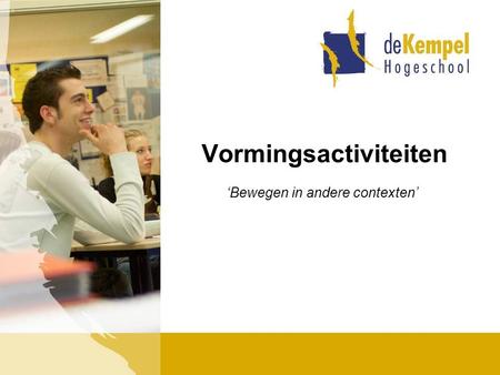 Vormingsactiviteiten