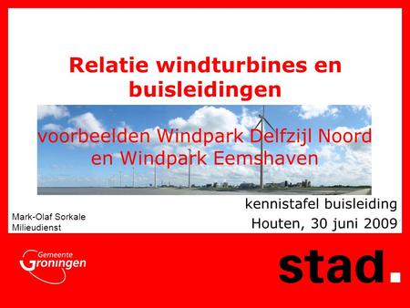 voorbeelden Windpark Delfzijl Noord en Windpark Eemshaven