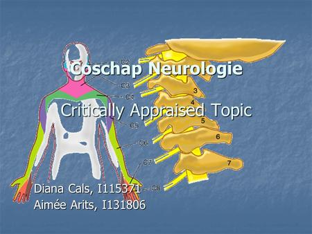 Coschap Neurologie Critically Appraised Topic
