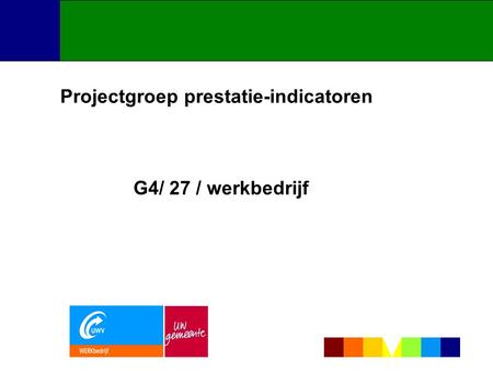 Projectgroep prestatie-indicatoren