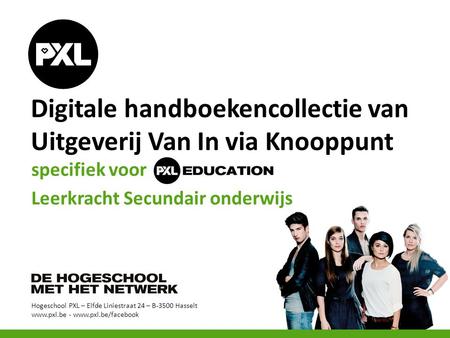 Digitale handboekencollectie van Uitgeverij Van In via Knooppunt