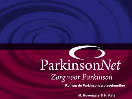 Optimale Parkinsonzorg