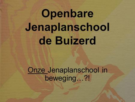 Openbare Jenaplanschool de Buizerd