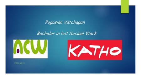 Pogosian Vatchagan Bachelor in het Sociaal Werk