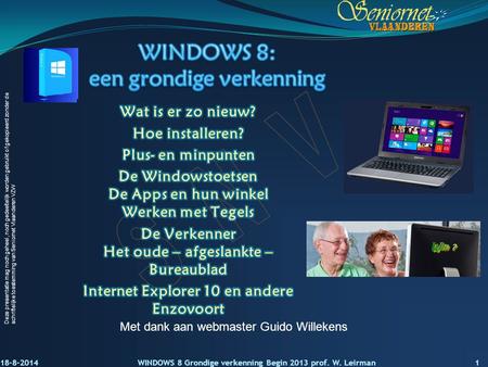 WINDOWS 8: een grondige verkenning