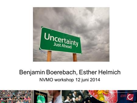Benjamin Boerebach, Esther Helmich NVMO workshop 12 juni 2014.