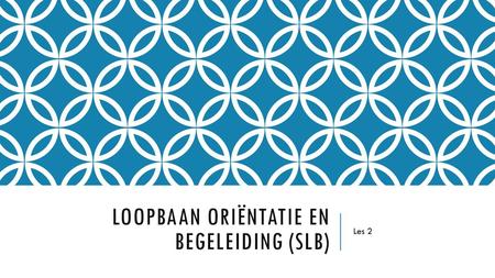 Loopbaan oriëntatie en begeleiding (SLB)