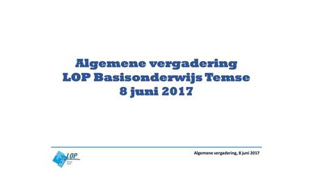 LOP Basisonderwijs Temse