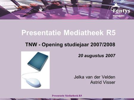 Presentatie Mediatheek R5