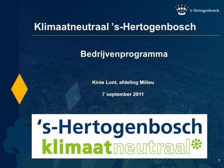 Klimaatneutraal ’s-Hertogenbosch