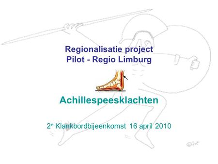 Regionalisatie project Pilot - Regio Limburg