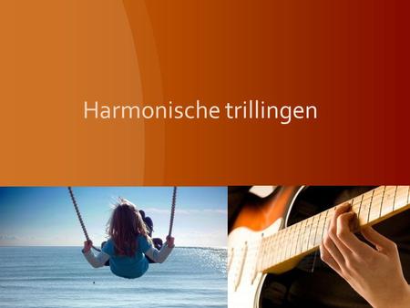 Harmonische trillingen