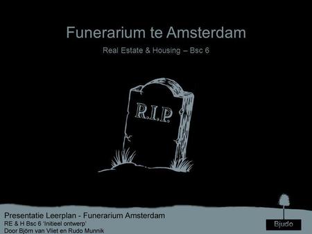 Funerarium te Amsterdam Real Estate & Housing – Bsc 6.