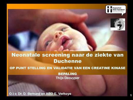 Neonatale screening naar de ziekte van Duchenne