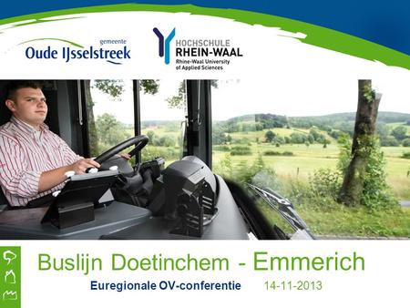 Buslijn Doetinchem - Emmerich Euregionale OV-conferentie 14-11-2013.