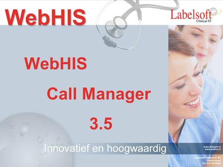 WebHIS Call Manager 3.5.