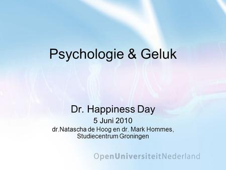 dr.Natascha de Hoog en dr. Mark Hommes, Studiecentrum Groningen