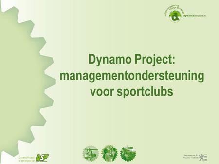 Dynamo Project: managementondersteuning voor sportclubs