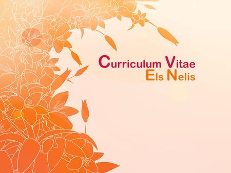 Curriculum Vitae Els Nelis.
