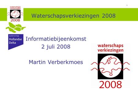 Waterschapsverkiezingen 2008