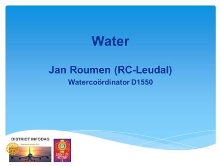 Water Jan Roumen (RC-Leudal) Watercoördinator D1550.