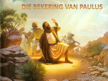 DIE BEKERING VAN PAULUS