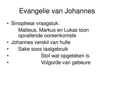 Evangelie van Johannes