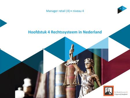 Hoofdstuk 4 Rechtssysteem in Nederland