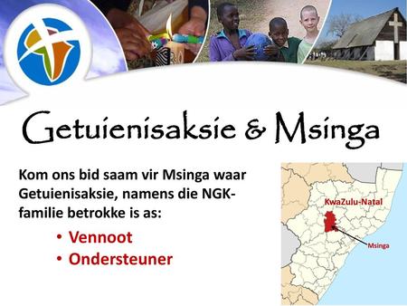 Getuienisaksie & Msinga