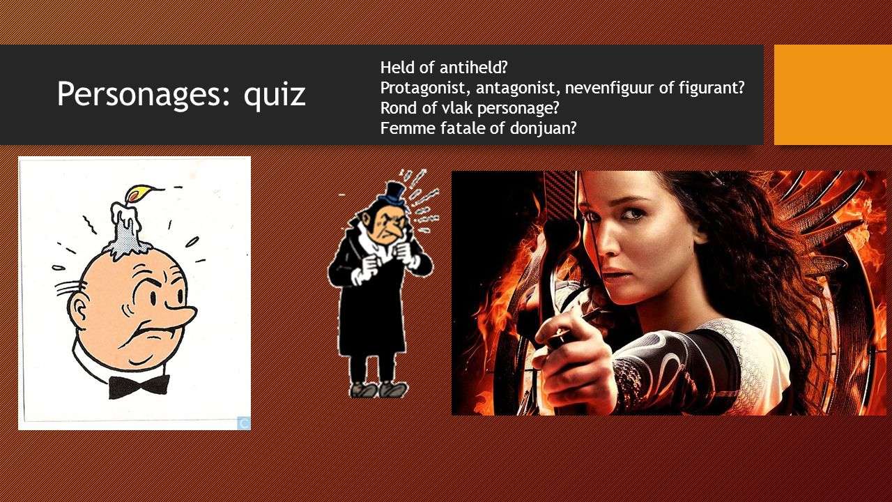 Personages: quiz Held of antiheld