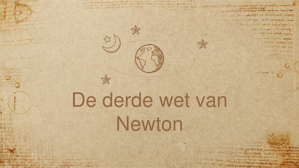 De derde wet van Newton