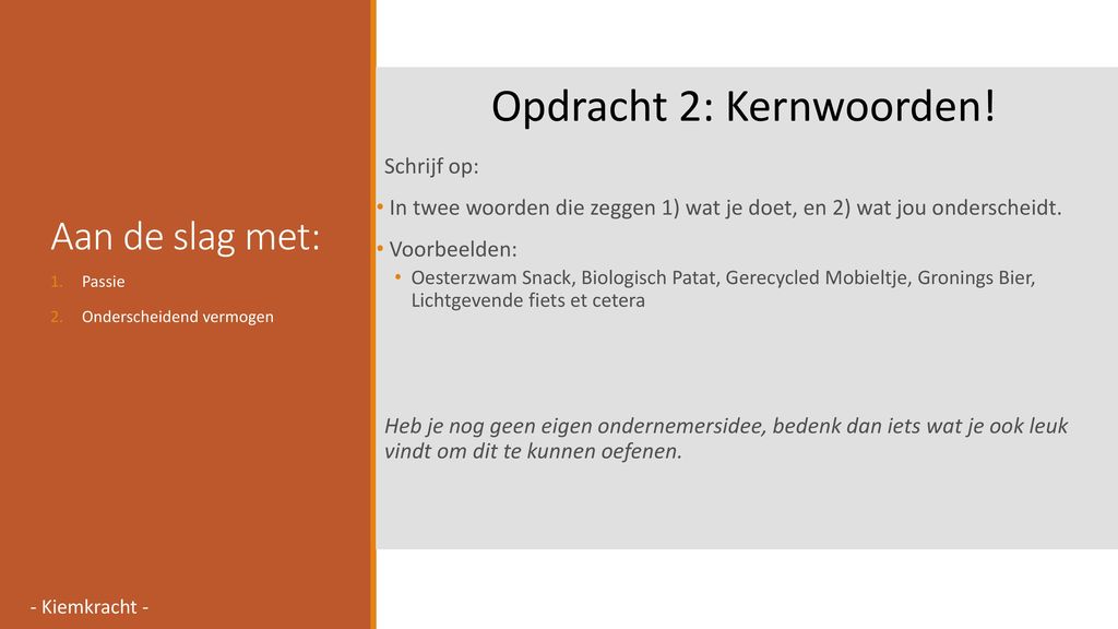 Met Een Uniek En Onderscheidend Verhaal Jezelf Presenteren! - Ppt Video ...