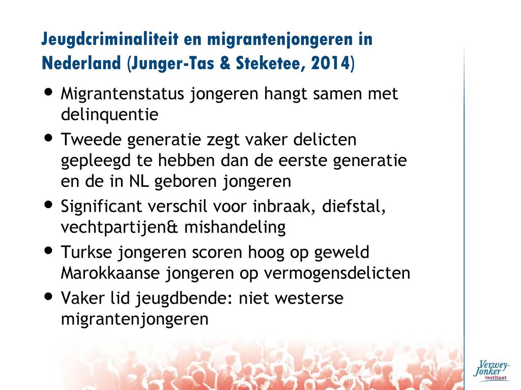 Jeugdcriminaliteit Migranten In Nederland En Europa - Ppt Download