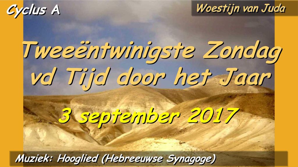 Tweeëntwinigste Zondag Vd Tijd Door Het Jaar - Ppt Download