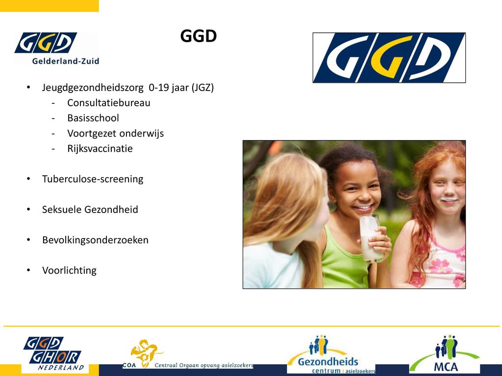 GGD Jeugdgezondheidszorg 0-19 jaar (JGZ) Consultatiebureau Basisschool