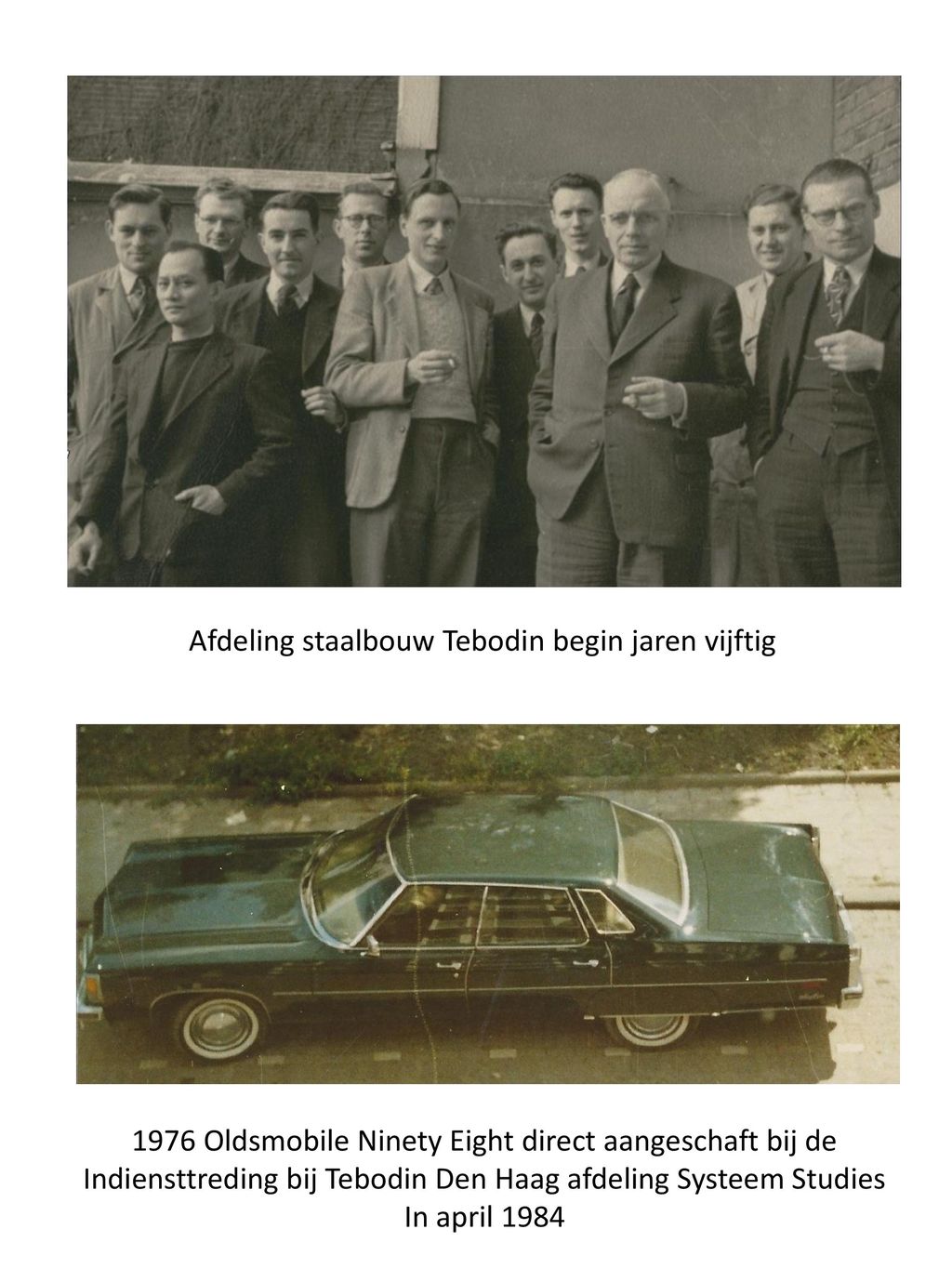 Afdeling staalbouw Tebodin begin jaren vijftig