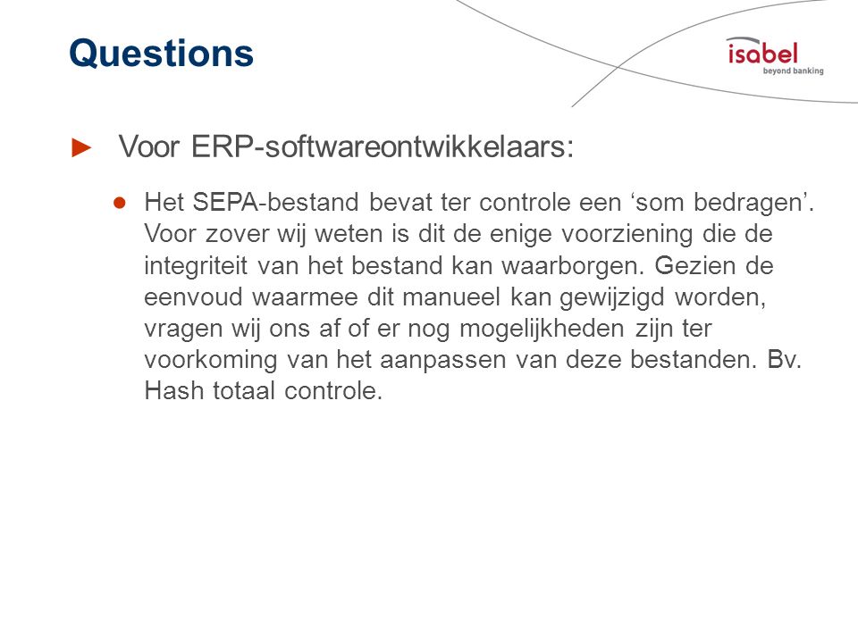 Questions Voor ERP-softwareontwikkelaars: