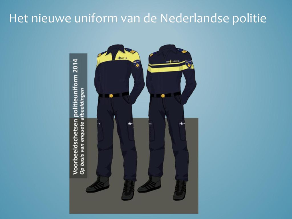 Het nieuwe uniform van de Nederlandse politie