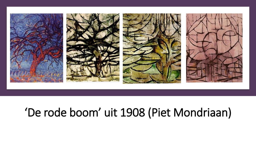 ‘De rode boom’ uit 1908 (Piet Mondriaan)