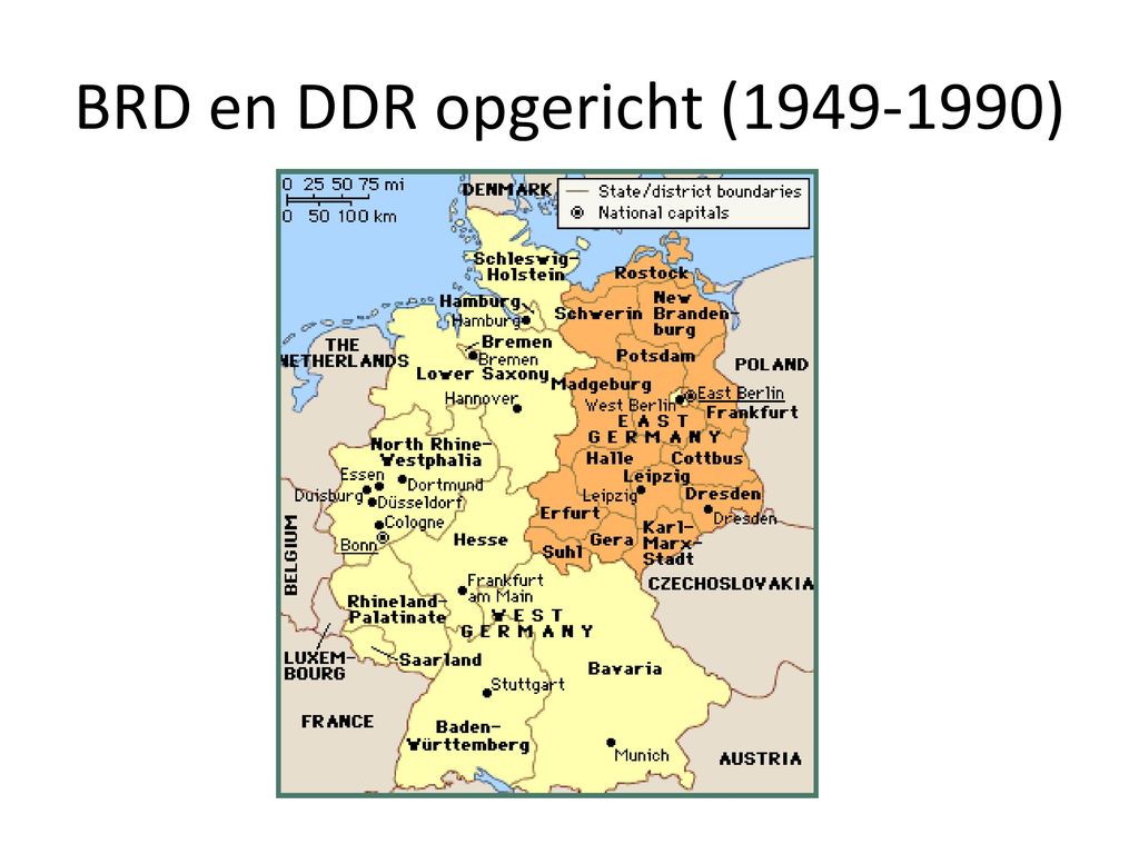 BRD en DDR opgericht ( )