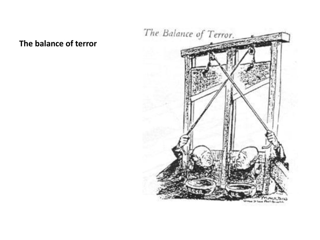 The balance of terror