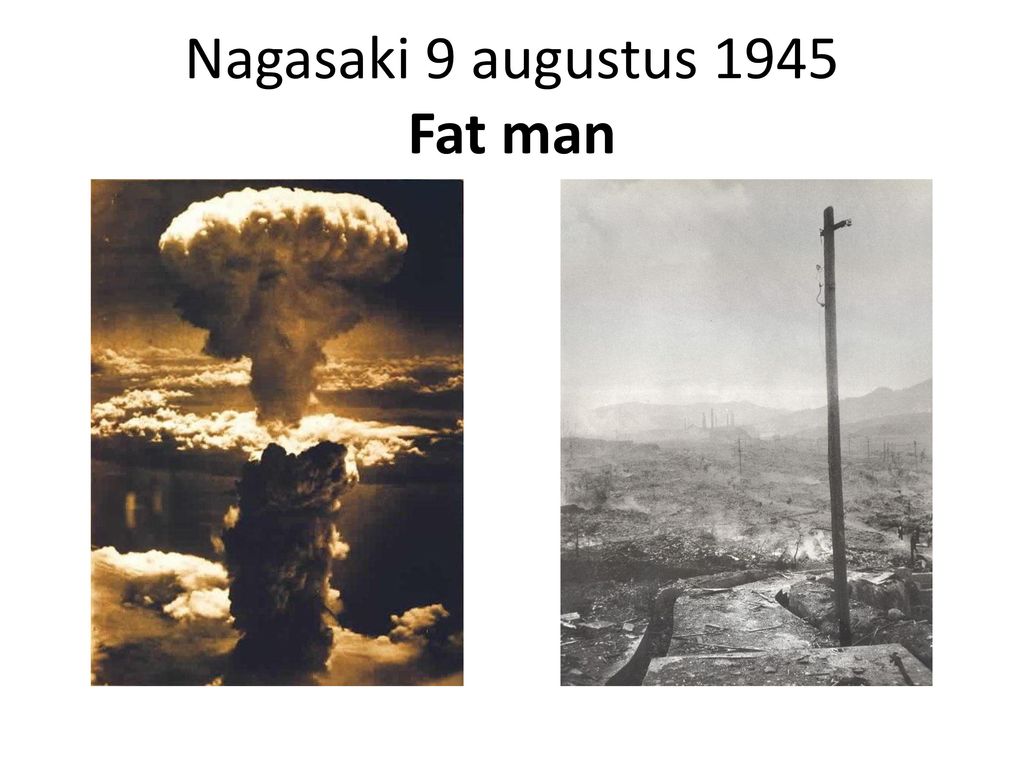 Nagasaki 9 augustus 1945 Fat man