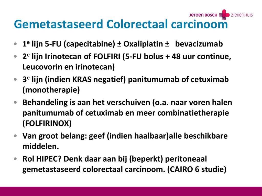 Gemetastaseerd Colorectaal carcinoom