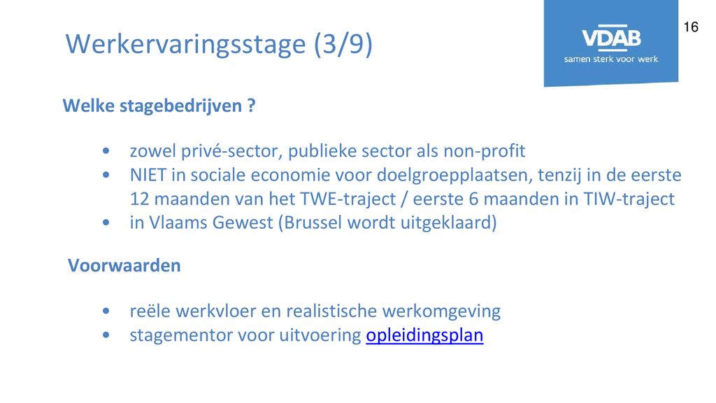 Werkplekleren. - Ppt Download