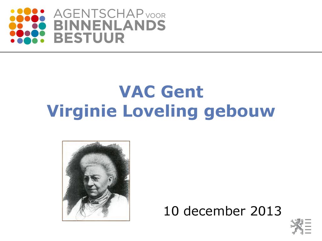 VAC Gent Virginie Loveling gebouw