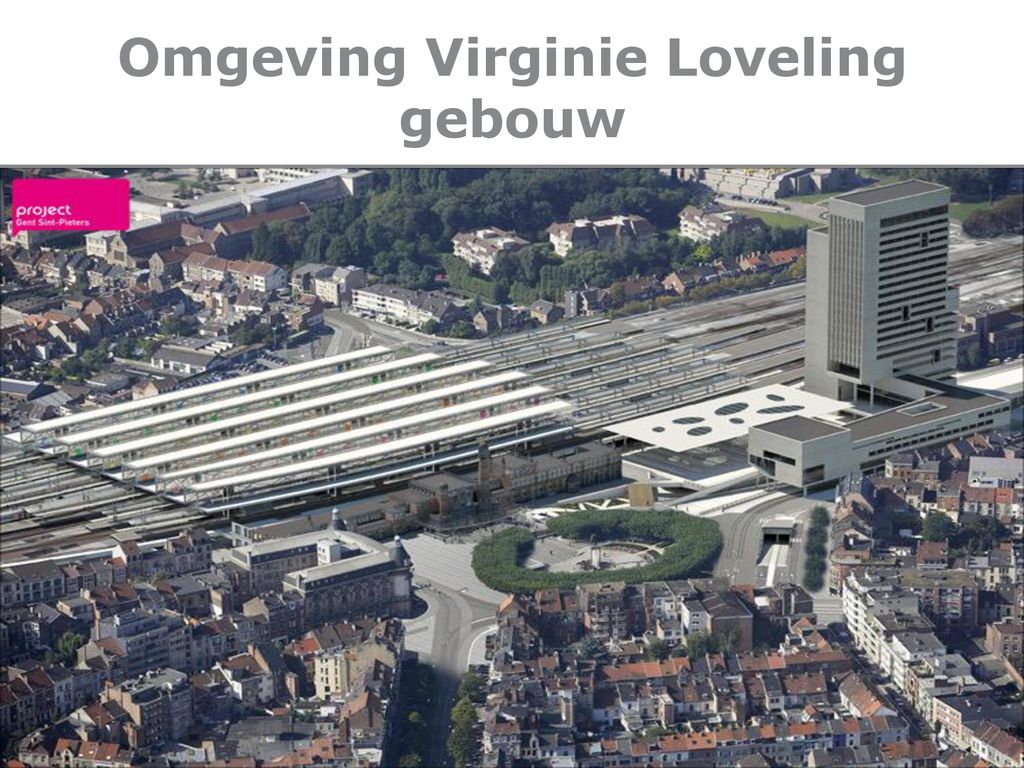 Omgeving Virginie Loveling gebouw