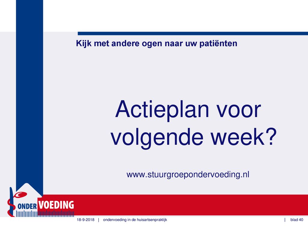 Ondervoeding In De Huisartsenpraktijk - Ppt Download