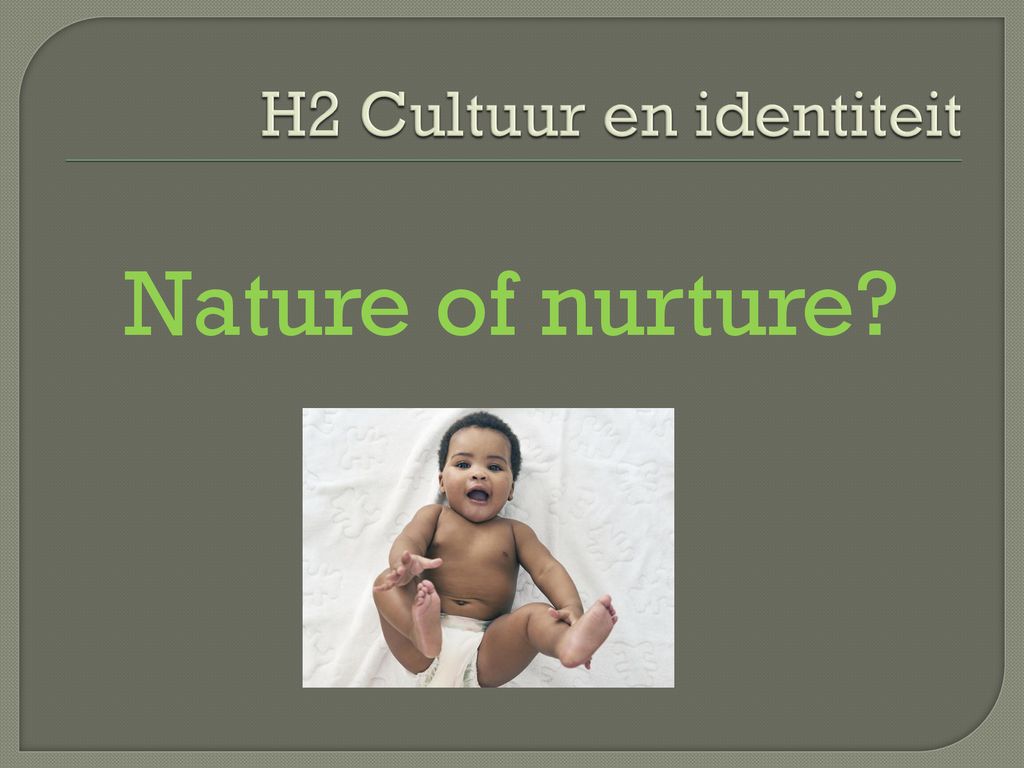 H2 Cultuur en identiteit