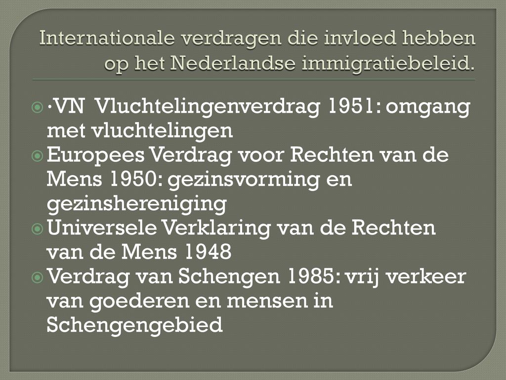 ·VN Vluchtelingenverdrag 1951: omgang met vluchtelingen